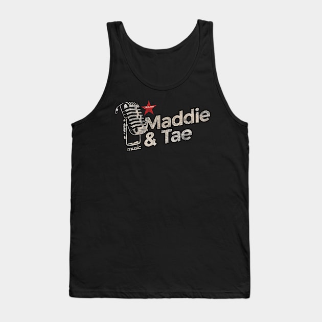 Maddie & Tae - Vintage Microphone Tank Top by G-THE BOX